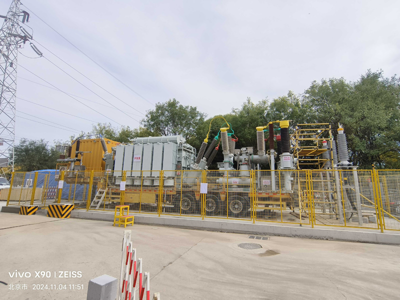 國(guó)網(wǎng)北京電力公司下元110kV車(chē)載變項(xiàng)目